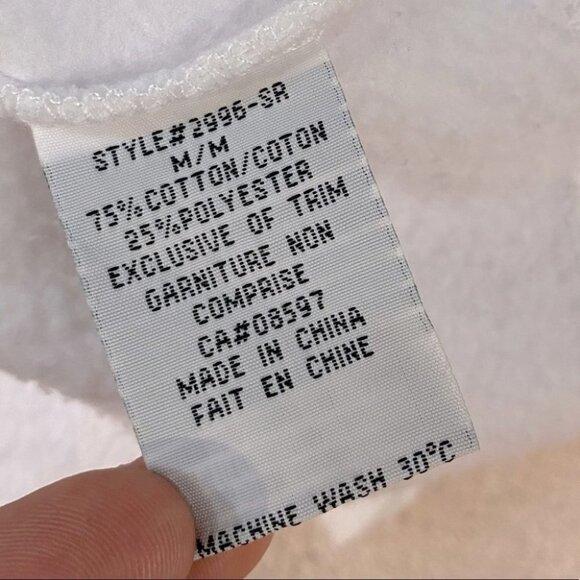 Vintage Boca White Pink Logo Crew Neck Sweatshirt M - Picture 8 of 13